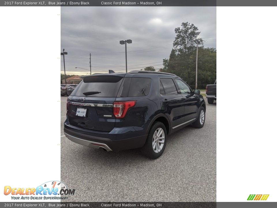2017 Ford Explorer XLT Blue Jeans / Ebony Black Photo #5