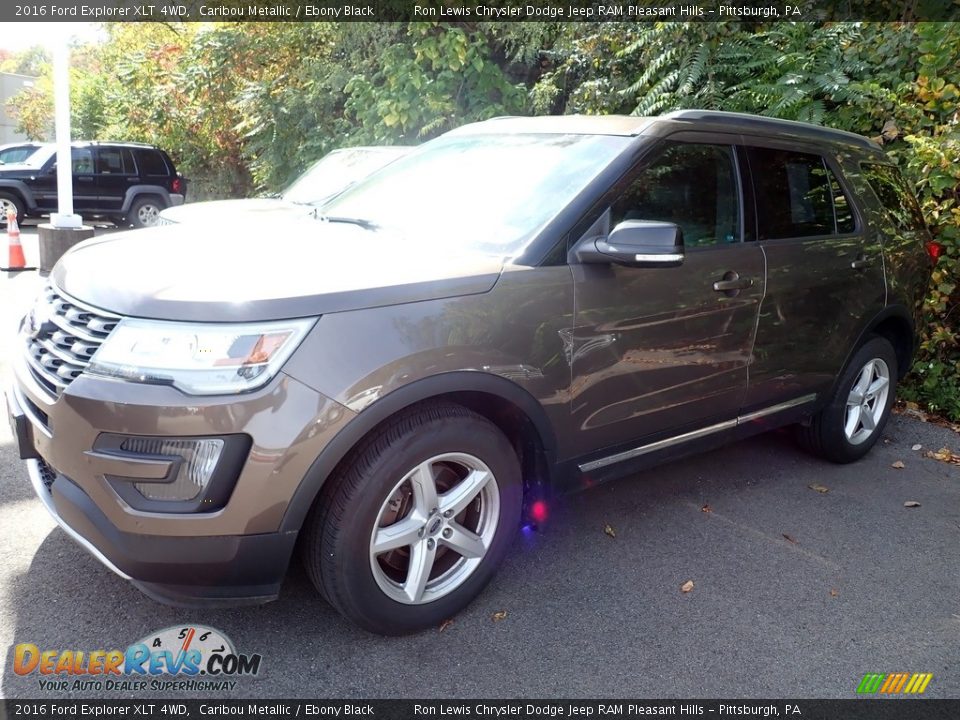 2016 Ford Explorer XLT 4WD Caribou Metallic / Ebony Black Photo #1