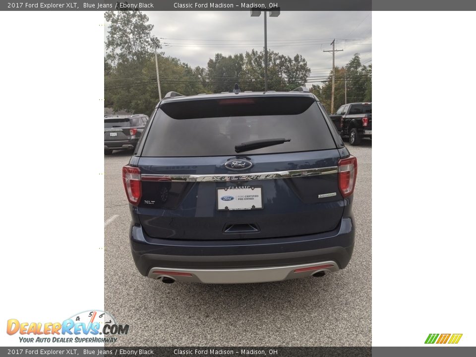 2017 Ford Explorer XLT Blue Jeans / Ebony Black Photo #6