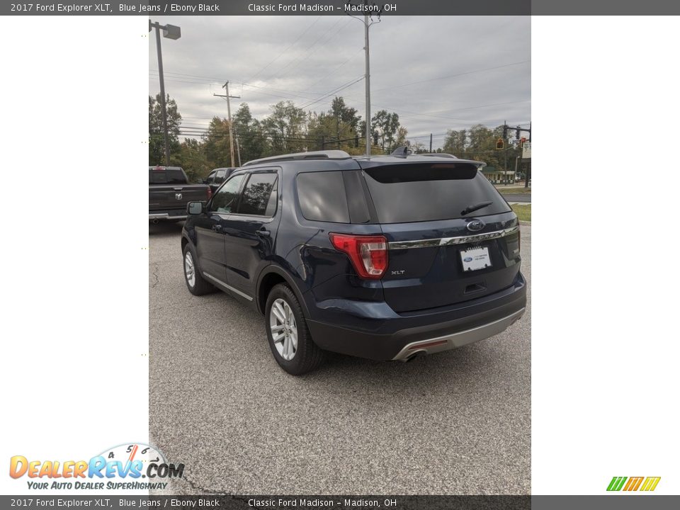 2017 Ford Explorer XLT Blue Jeans / Ebony Black Photo #7