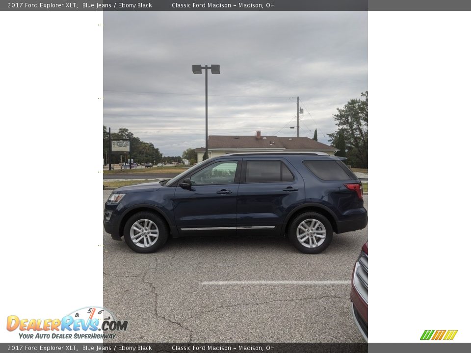 2017 Ford Explorer XLT Blue Jeans / Ebony Black Photo #8