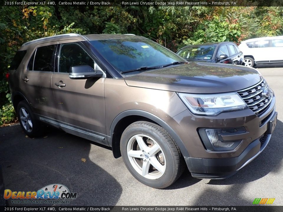 2016 Ford Explorer XLT 4WD Caribou Metallic / Ebony Black Photo #3