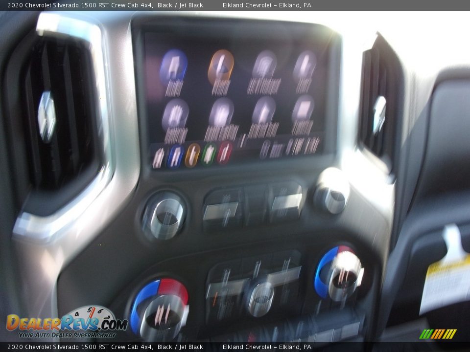 2020 Chevrolet Silverado 1500 RST Crew Cab 4x4 Black / Jet Black Photo #28