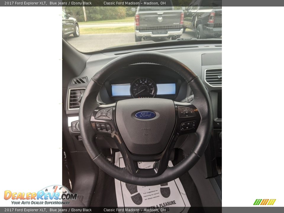 2017 Ford Explorer XLT Blue Jeans / Ebony Black Photo #9