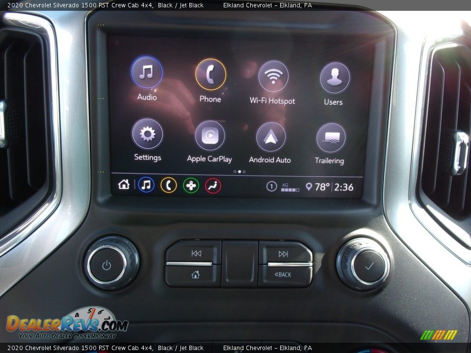 2020 Chevrolet Silverado 1500 RST Crew Cab 4x4 Black / Jet Black Photo #29