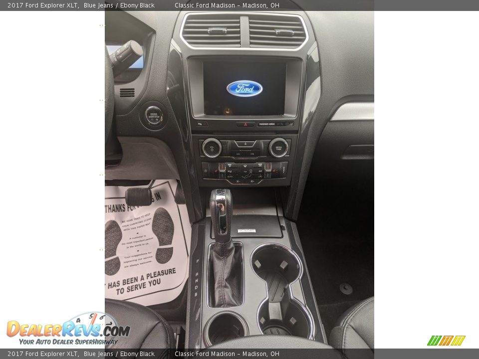 2017 Ford Explorer XLT Blue Jeans / Ebony Black Photo #10