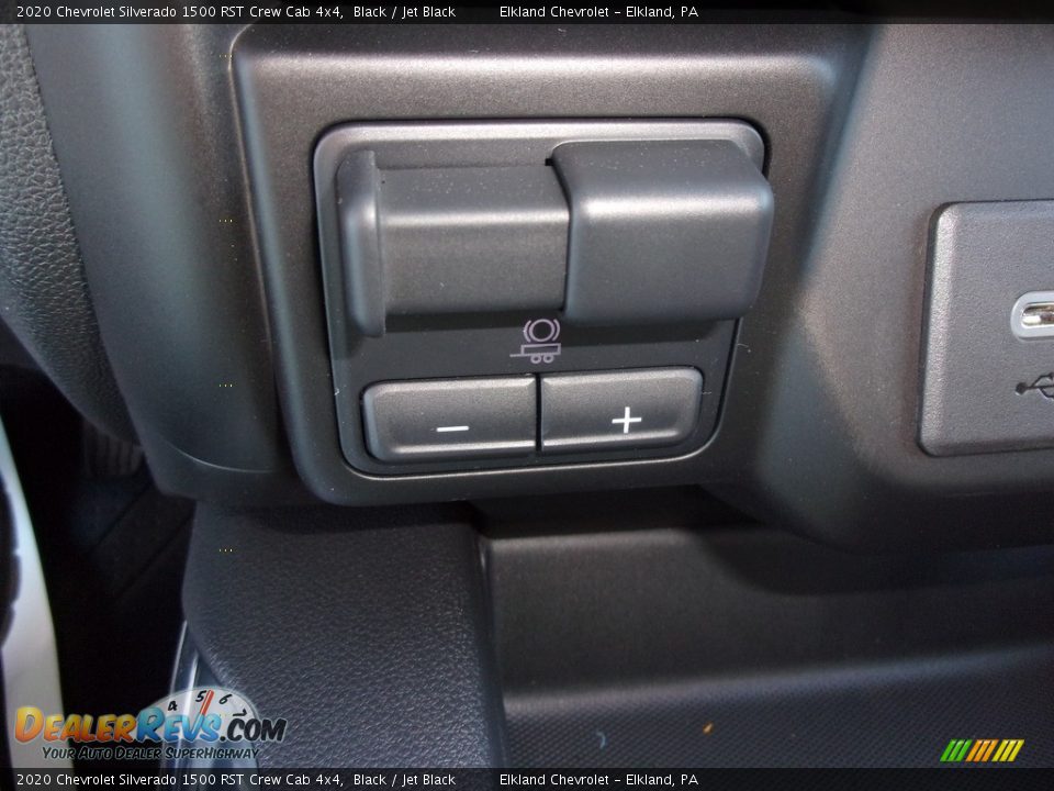 2020 Chevrolet Silverado 1500 RST Crew Cab 4x4 Black / Jet Black Photo #30