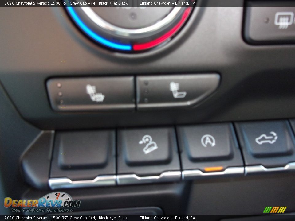 2020 Chevrolet Silverado 1500 RST Crew Cab 4x4 Black / Jet Black Photo #32