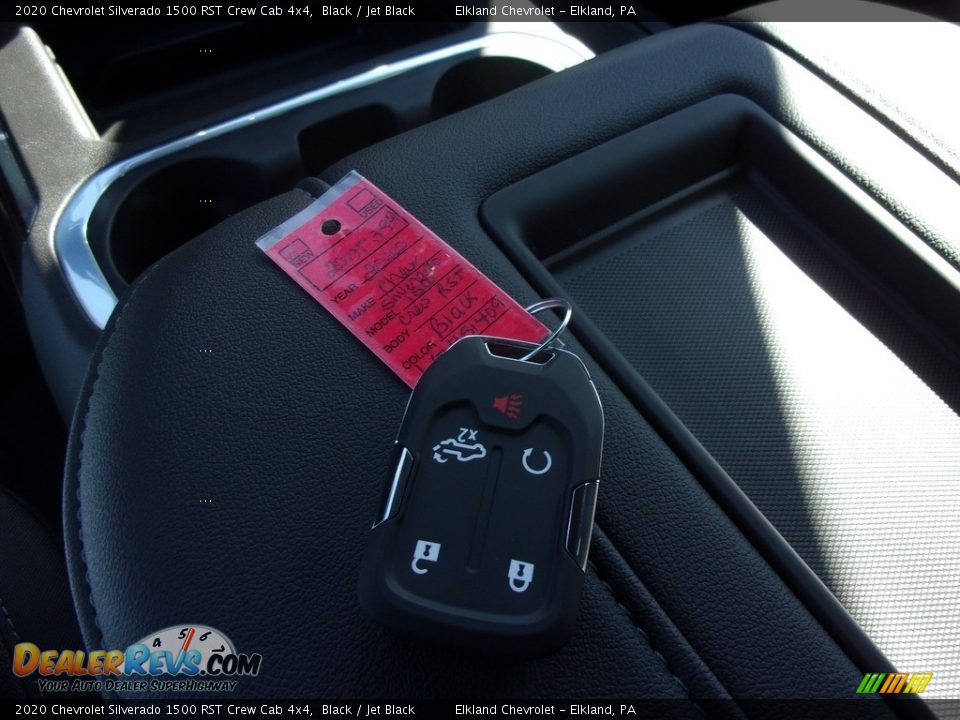 2020 Chevrolet Silverado 1500 RST Crew Cab 4x4 Black / Jet Black Photo #33