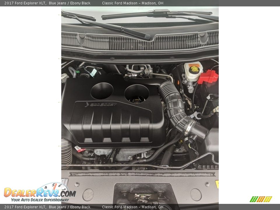 2017 Ford Explorer XLT Blue Jeans / Ebony Black Photo #16