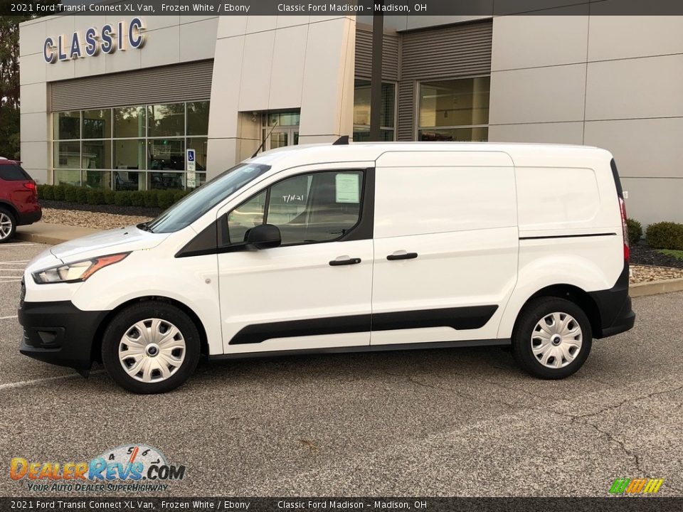 2021 Ford Transit Connect XL Van Frozen White / Ebony Photo #1