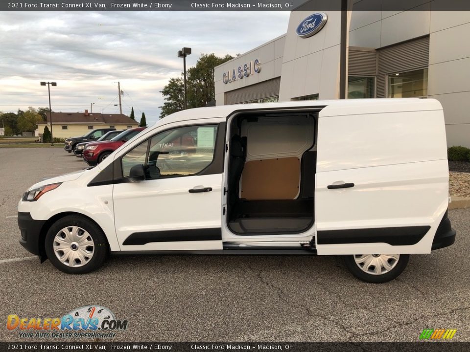 2021 Ford Transit Connect XL Van Frozen White / Ebony Photo #3