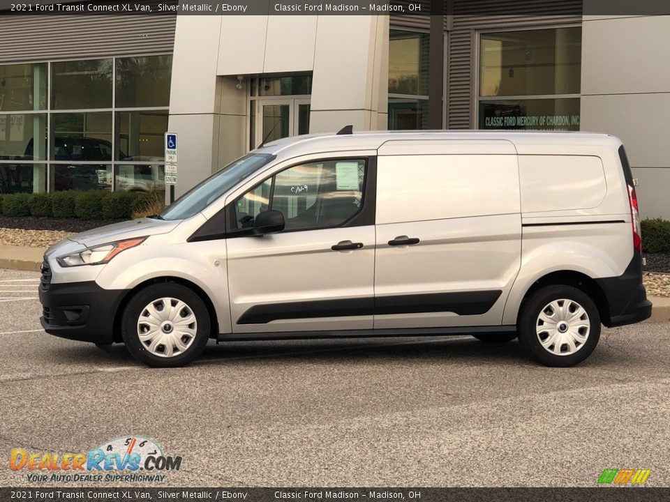 Silver Metallic 2021 Ford Transit Connect XL Van Photo #1