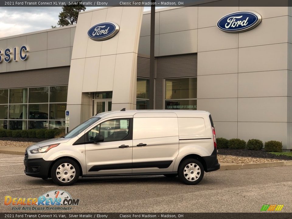 2021 Ford Transit Connect XL Van Silver Metallic / Ebony Photo #2