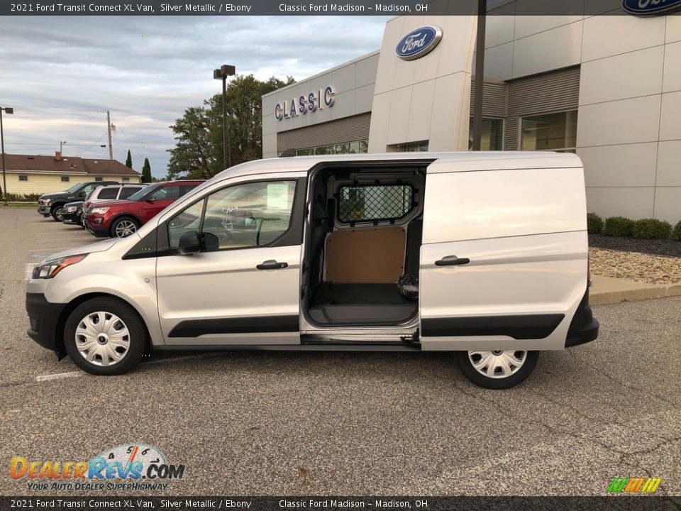 2021 Ford Transit Connect XL Van Silver Metallic / Ebony Photo #4