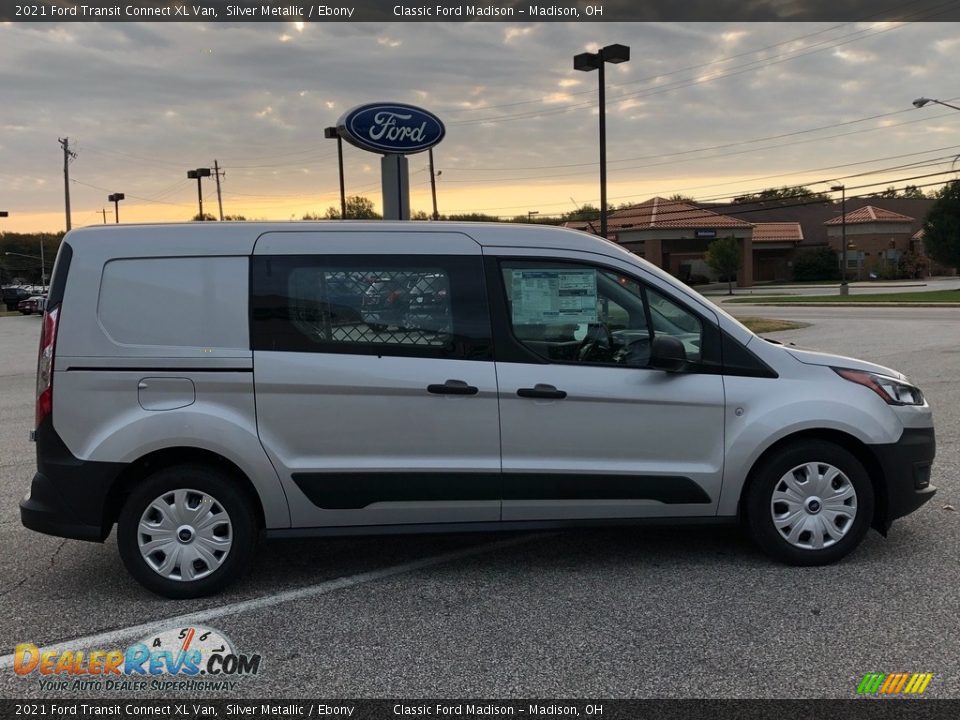 Silver Metallic 2021 Ford Transit Connect XL Van Photo #7