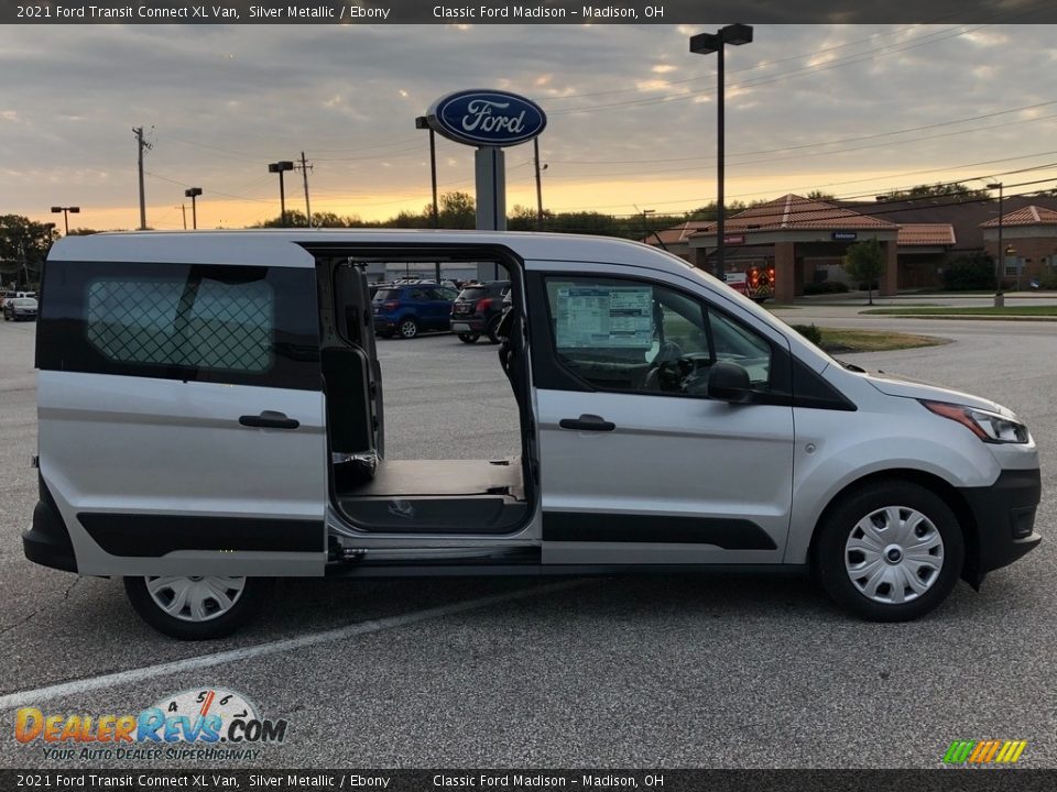 Silver Metallic 2021 Ford Transit Connect XL Van Photo #8