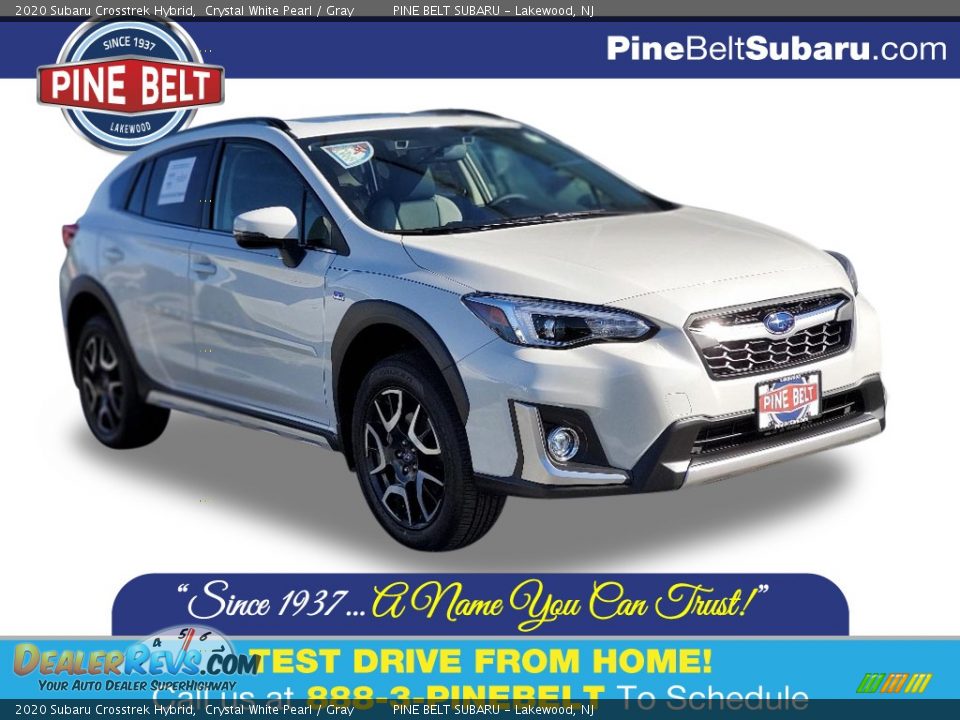 2020 Subaru Crosstrek Hybrid Crystal White Pearl / Gray Photo #1
