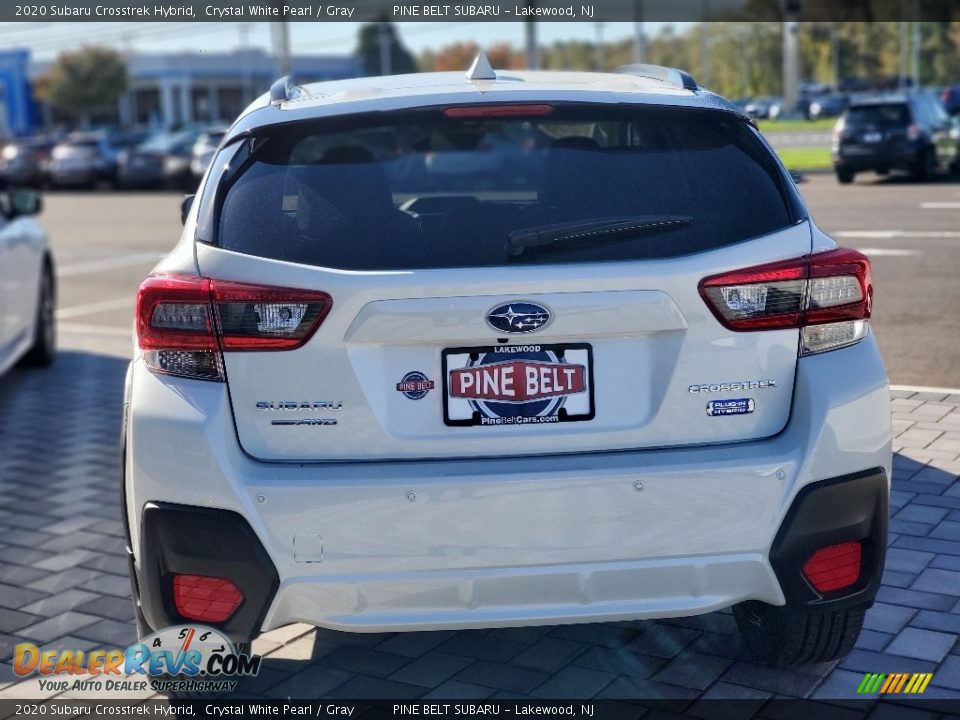 2020 Subaru Crosstrek Hybrid Crystal White Pearl / Gray Photo #6