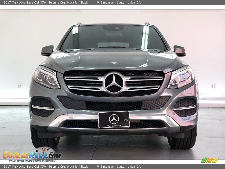 2017 Mercedes-Benz GLE 350 Selenite Grey Metallic / Black Photo #2