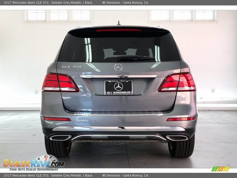 2017 Mercedes-Benz GLE 350 Selenite Grey Metallic / Black Photo #3