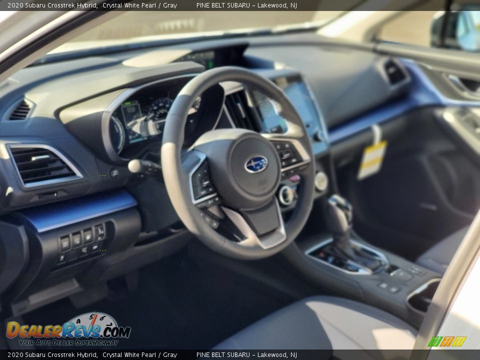 2020 Subaru Crosstrek Hybrid Crystal White Pearl / Gray Photo #12