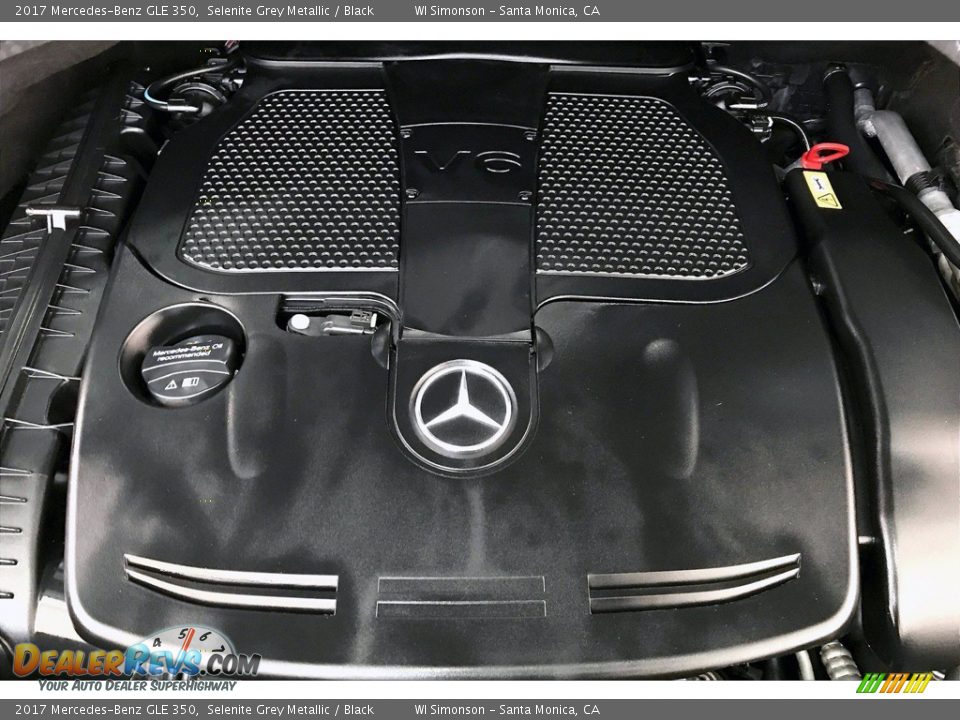2017 Mercedes-Benz GLE 350 Selenite Grey Metallic / Black Photo #32
