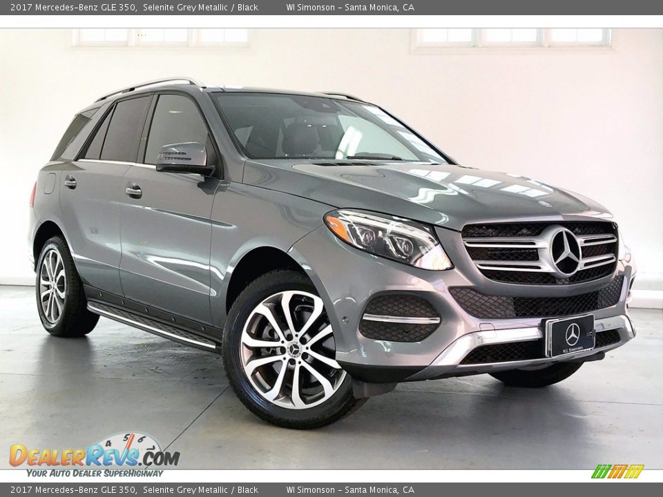 2017 Mercedes-Benz GLE 350 Selenite Grey Metallic / Black Photo #34