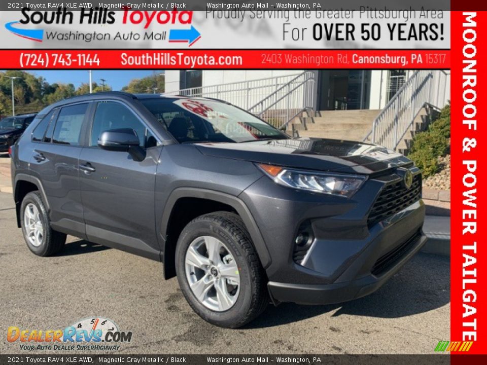 2021 Toyota RAV4 XLE AWD Magnetic Gray Metallic / Black Photo #1