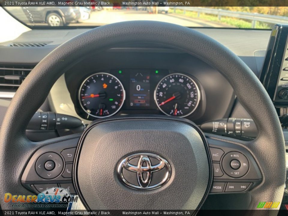 2021 Toyota RAV4 XLE AWD Magnetic Gray Metallic / Black Photo #8