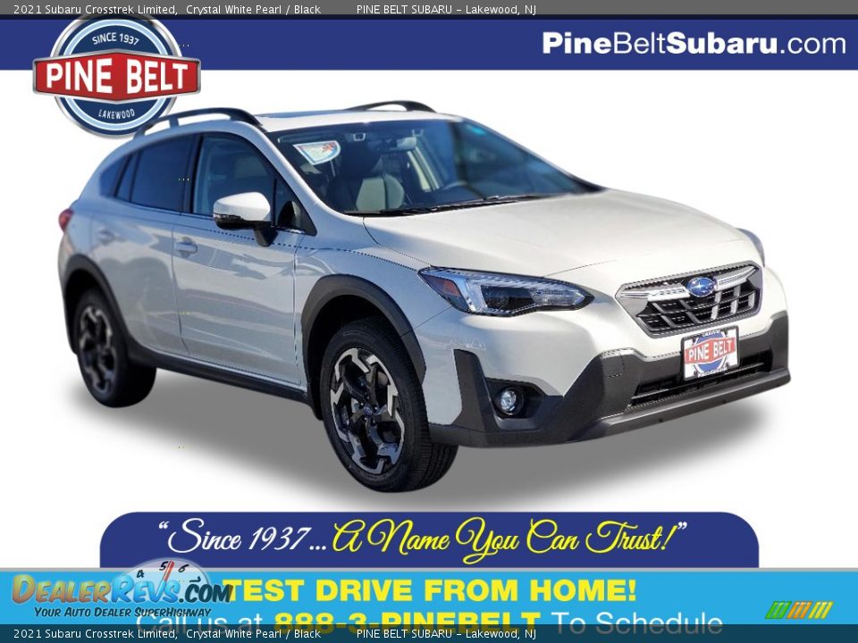 2021 Subaru Crosstrek Limited Crystal White Pearl / Black Photo #1