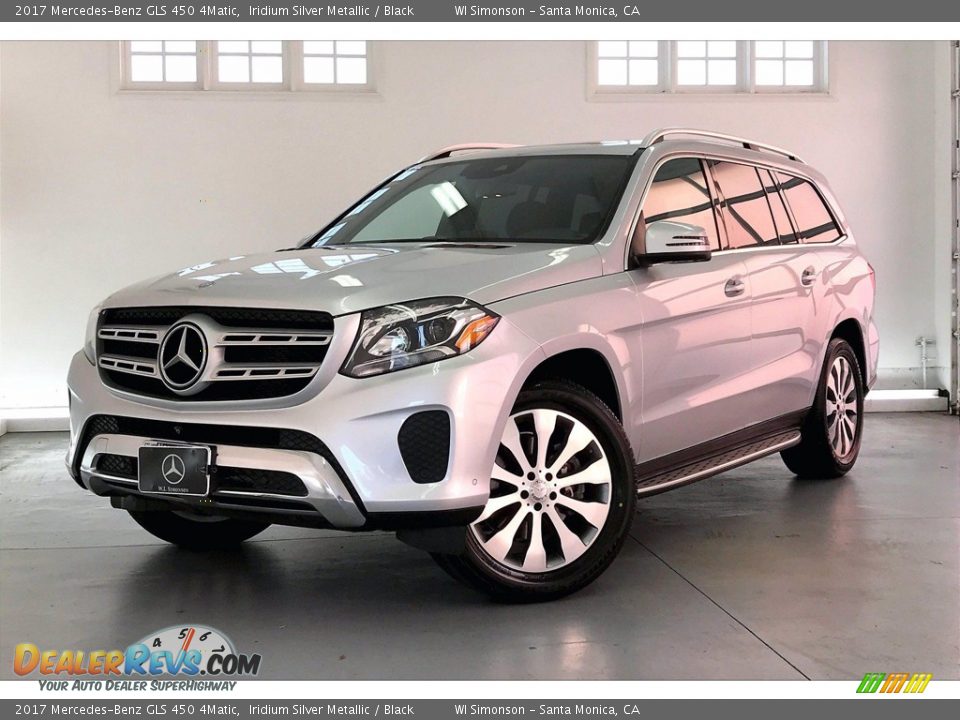 2017 Mercedes-Benz GLS 450 4Matic Iridium Silver Metallic / Black Photo #12