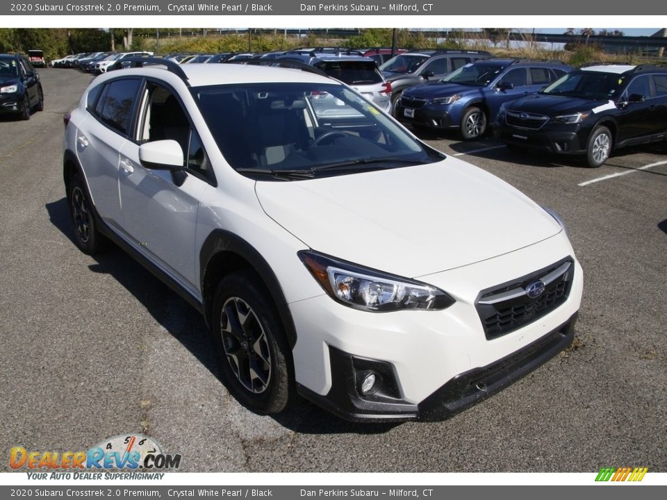 2020 Subaru Crosstrek 2.0 Premium Crystal White Pearl / Black Photo #3