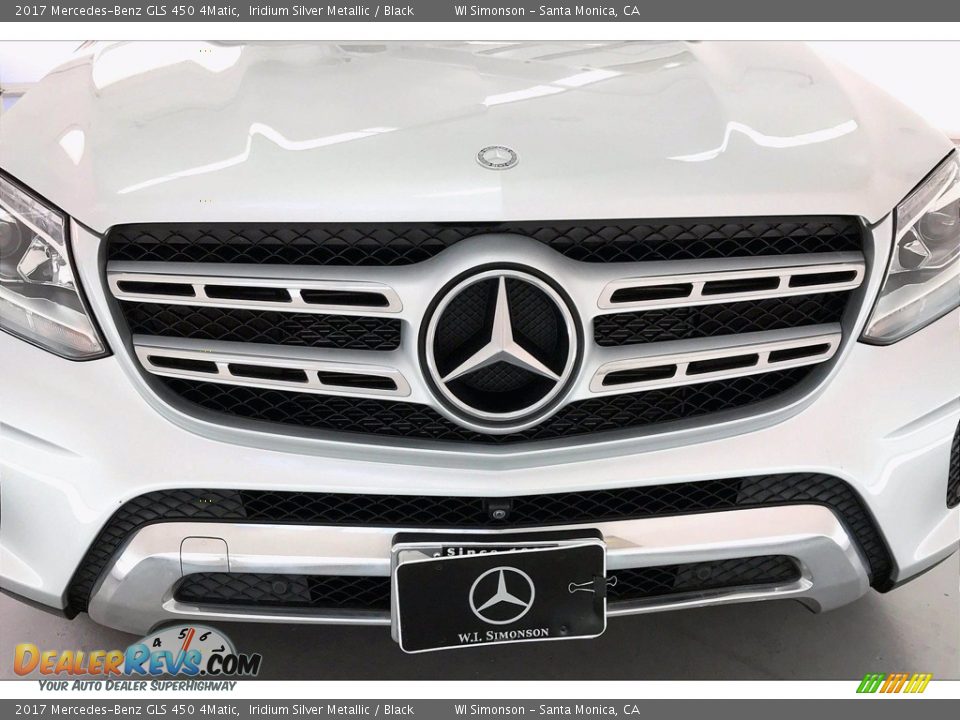 2017 Mercedes-Benz GLS 450 4Matic Iridium Silver Metallic / Black Photo #30