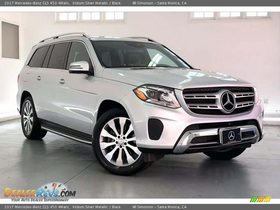 2017 Mercedes-Benz GLS 450 4Matic Iridium Silver Metallic / Black Photo #34