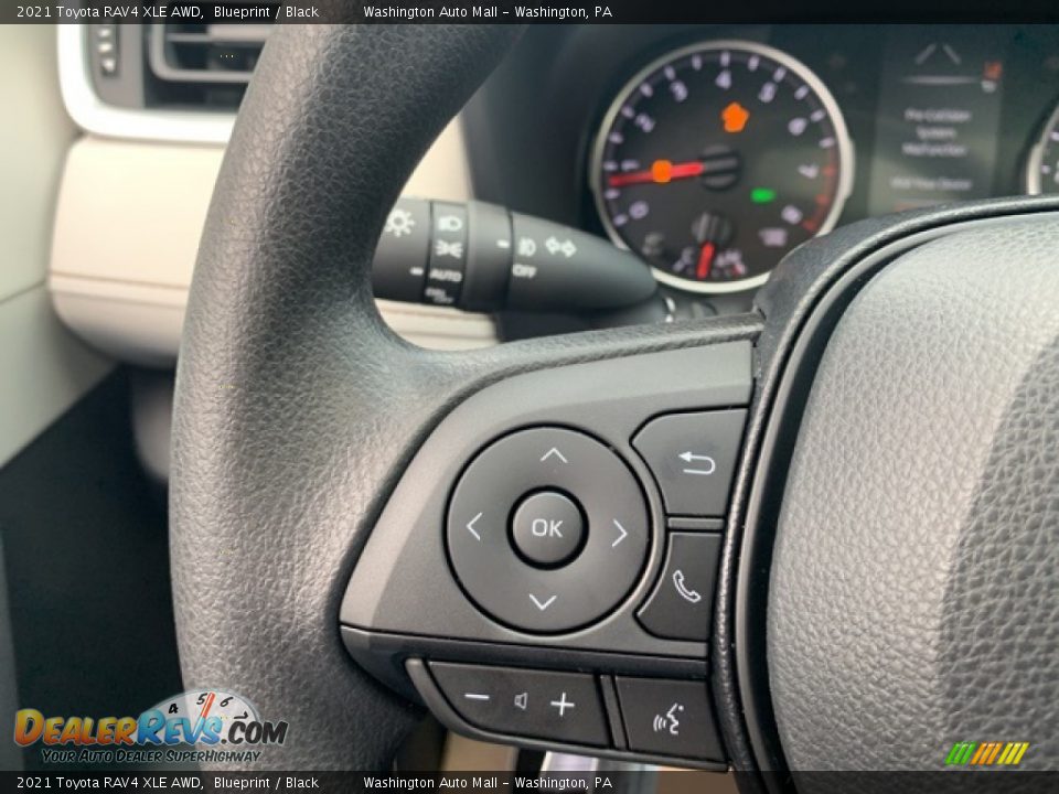 2021 Toyota RAV4 XLE AWD Steering Wheel Photo #8