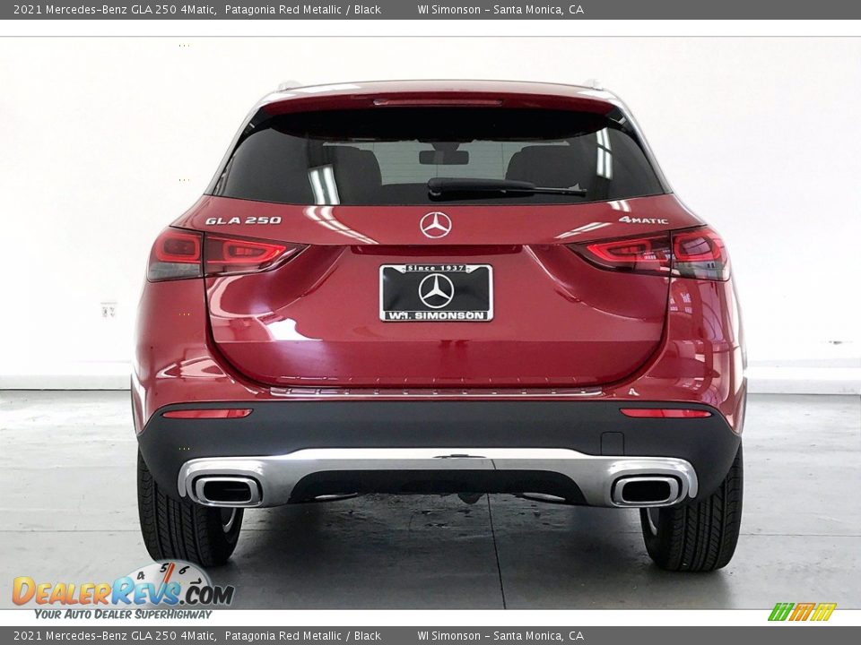 2021 Mercedes-Benz GLA 250 4Matic Patagonia Red Metallic / Black Photo #3