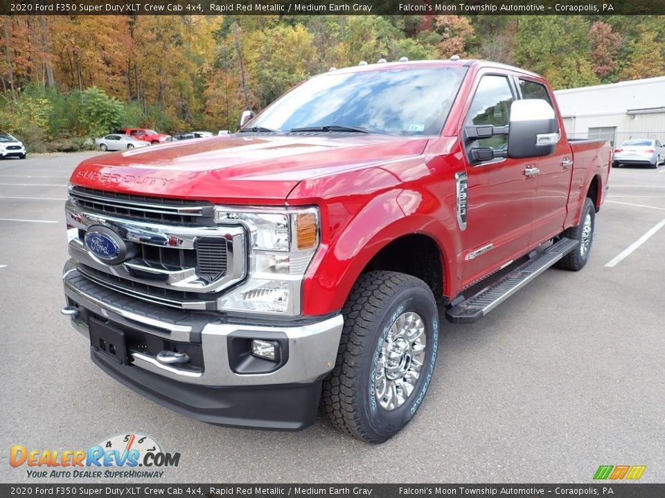 Rapid Red Metallic 2020 Ford F350 Super Duty XLT Crew Cab 4x4 Photo #5