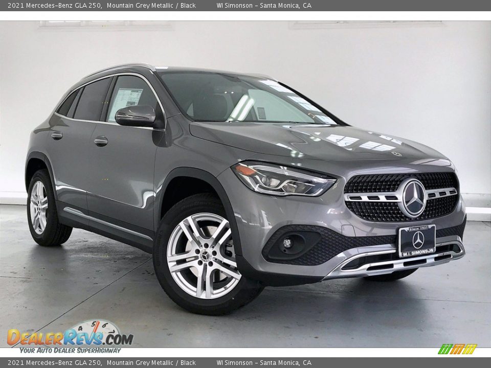 2021 Mercedes-Benz GLA 250 Mountain Grey Metallic / Black Photo #10