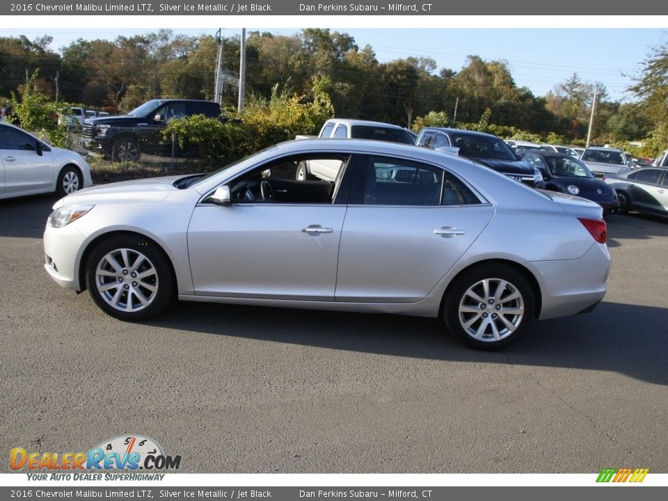 2016 Chevrolet Malibu Limited LTZ Silver Ice Metallic / Jet Black Photo #8