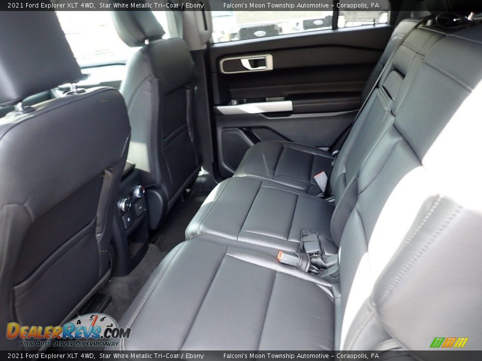 Rear Seat of 2021 Ford Explorer XLT 4WD Photo #8