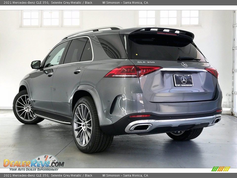 2021 Mercedes-Benz GLE 350 Selenite Grey Metallic / Black Photo #2