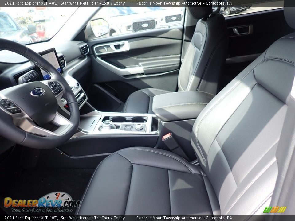 Front Seat of 2021 Ford Explorer XLT 4WD Photo #10