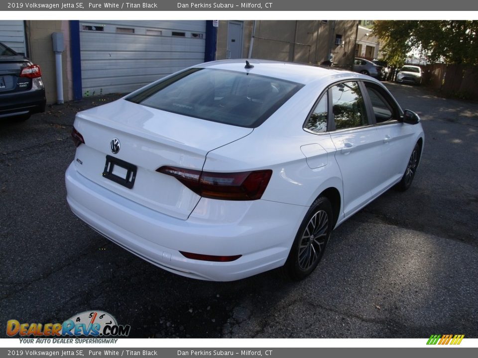 2019 Volkswagen Jetta SE Pure White / Titan Black Photo #5