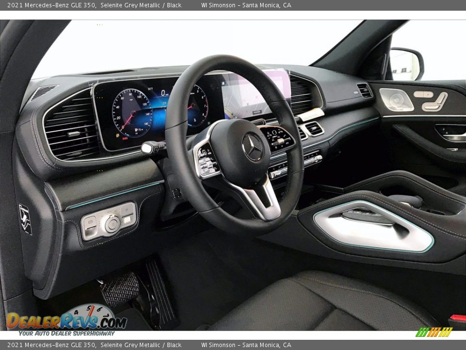 Black Interior - 2021 Mercedes-Benz GLE 350 Photo #4