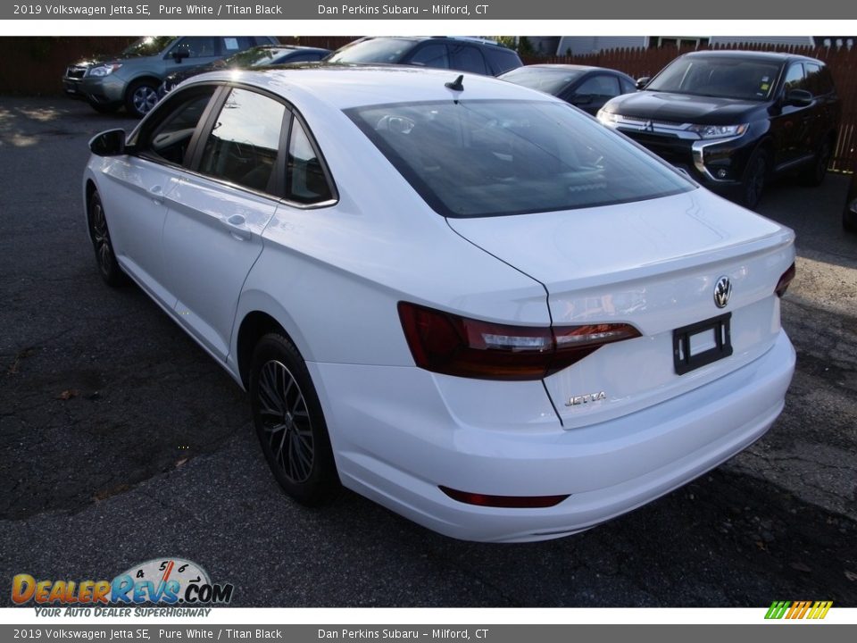 2019 Volkswagen Jetta SE Pure White / Titan Black Photo #7