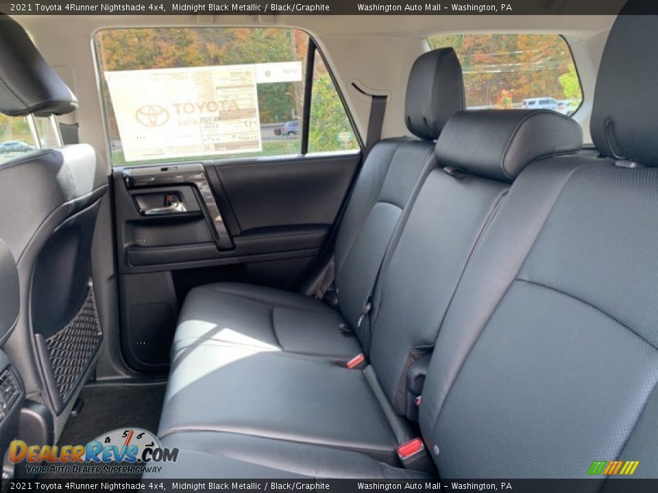 Rear Seat of 2021 Toyota 4Runner Nightshade 4x4 Photo #25