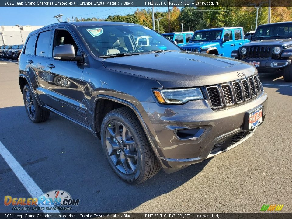 2021 Jeep Grand Cherokee Limited 4x4 Granite Crystal Metallic / Black Photo #1