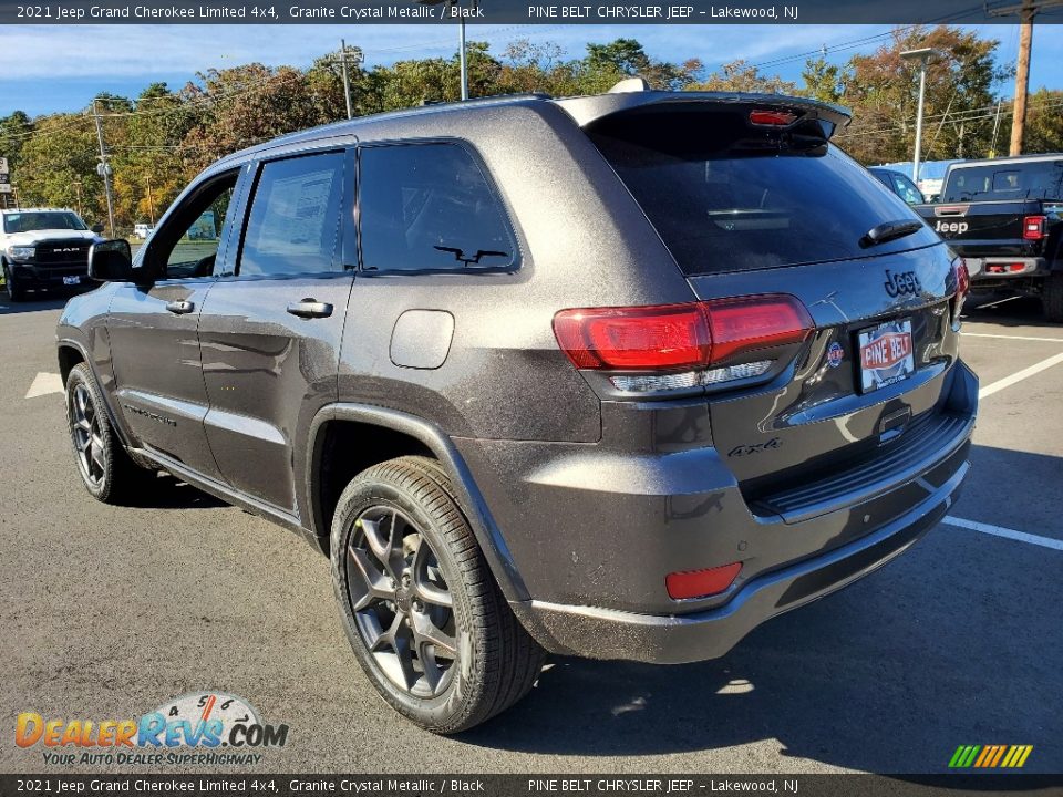 2021 Jeep Grand Cherokee Limited 4x4 Granite Crystal Metallic / Black Photo #6
