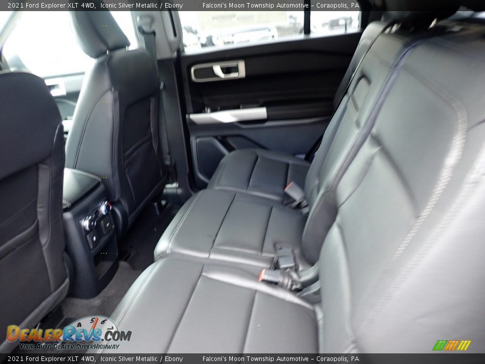 Rear Seat of 2021 Ford Explorer XLT 4WD Photo #8